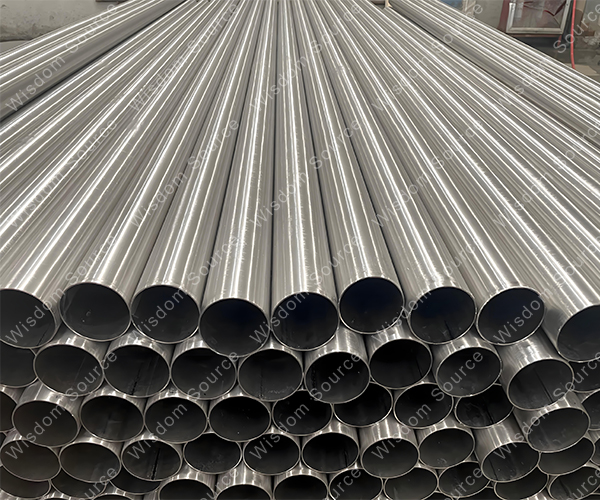 High Quality Titanium Welded Tube ASTM-B338 Titanium Welded Pipes Gr1 Gr2 Gr7 Gr9